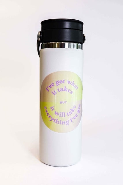 Inspirational Restickable Sticker - What It Takes