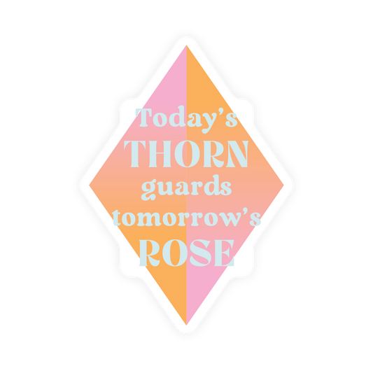 WHOLESALE Inspirational Restickable Sticker - Today's Thorn