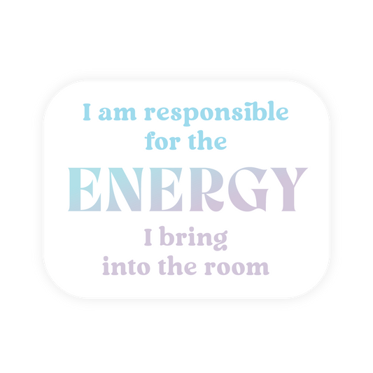 WHOLESALE Inspirational Restickable Sticker - Energy in Room