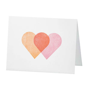 Letterpressed Card with Mirror Envelope Liner