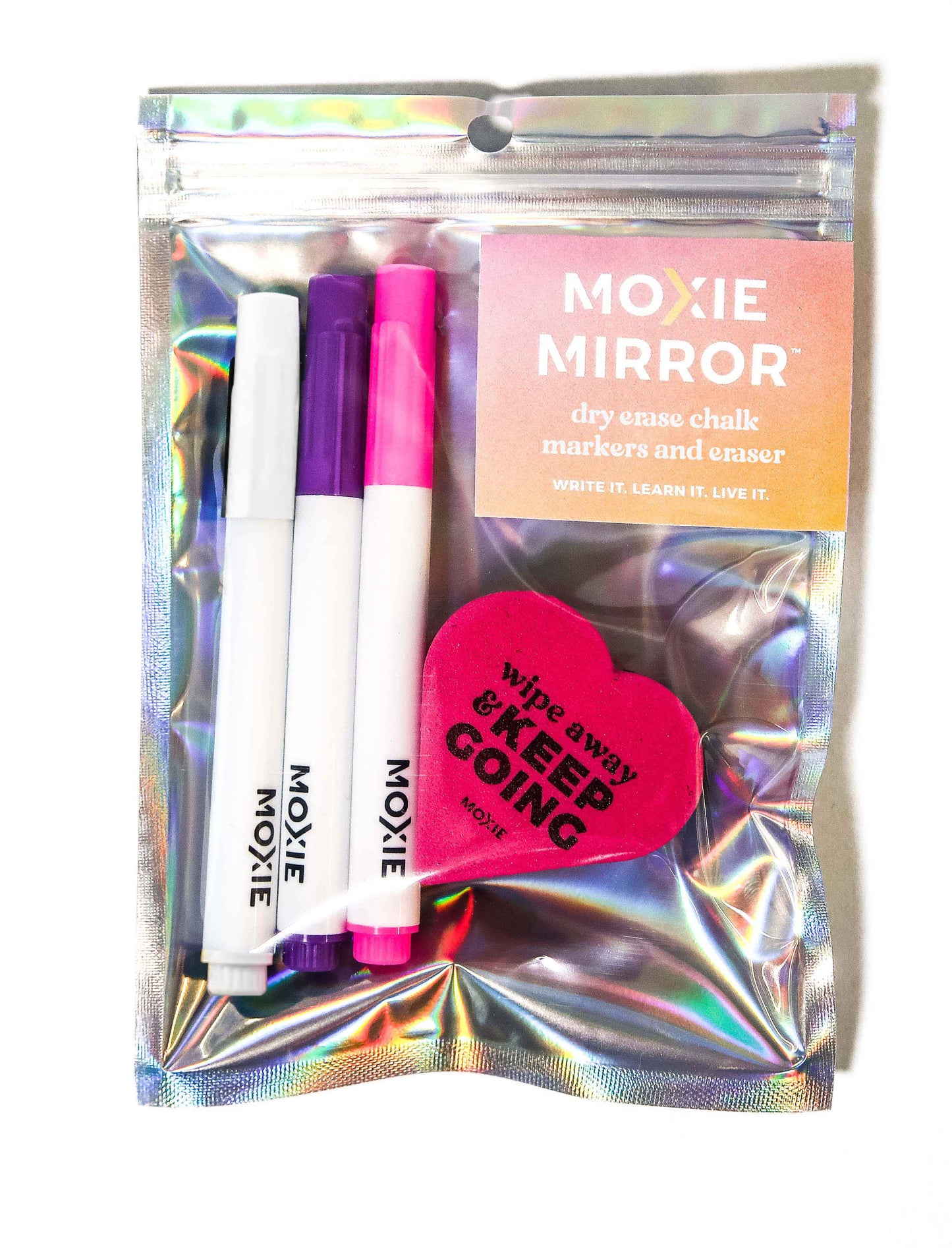 Dry Erase CHALK Marker + Eraser Set